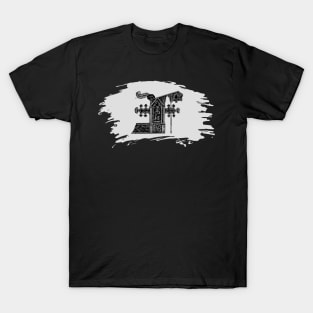 Gothic letter F – Alphabet typography T-Shirt